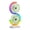 Green, variant on Sktrjpolfis Double Head Desktop Fan, Circulating Oscillating Fan with RGB Ambient Light, 1800mAh, Silent, USB Rechargeable, for Office Bedroom Use