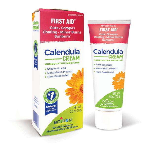 Boiron Calendula Cream, Homeopathic Medicine for First Aid, Cuts
