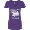 thumbnail image 3 of Inktastic Wyoming Yellowstone National Park Women's V-Neck T-Shirt, 3 of 5