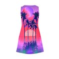 thumbnail image 4 of Baikeli Prime Try Before Buy Women Dress Women's Summer Comfort Fashion Printing Pocket Sleeveless V-Neck Dress Summer Party Dress, 4 of 5
