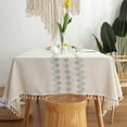 thumbnail image 2 of Granjero Gordo Mantel rectangular elegante para mesa de cocina, comedor, decoración rectangular, 140 x 260 cm, 2 of 2