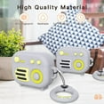 thumbnail image 4 of MATEPROX AirPods 3 Case, Airpods 2021 3rd Generation Cover Retro Radio Earbud Case with Keychain-Gray, 4 of 7
