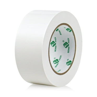White Duct Tape 2 Inch, Industrial Grade 2 inches x 30 Yards, 9 Mil Heavy-Duty, Waterproof, Strong, Flexible, No Residue, for Crafts & Home Improvement