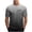 Black, variant on Men's Basic Stretch Ombre Mountain Line Printed Short Sleeve Shirt, Crew Neck Versatile All Match Simple Outdoor Casual Blouse M-XXXL