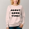 thumbnail image 4 of Women's About Good Pattern Crew Neck Pullover Cozy Clothes Autumn Winter, 4 of 11