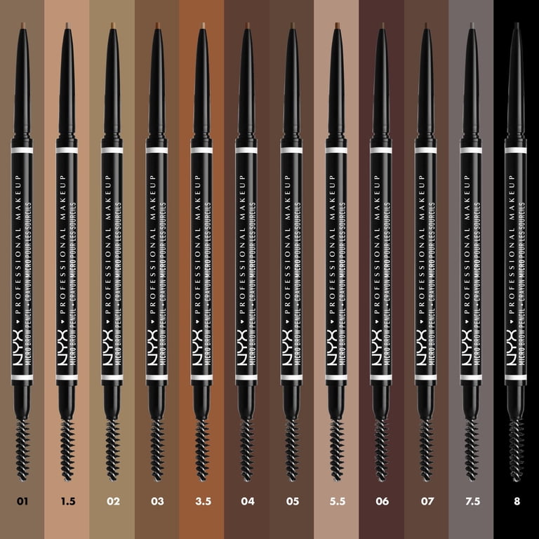 NYX Professional Makeup Micro Brow Pencil, Black photo 4