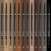 NYX Professional Makeup Micro, Vegan Eyebrow Pencil, Ash Brown, 0.003 oz