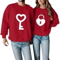 thumbnail image 4 of EHQJNJ Sweat à Col Rond Gris pour Hommes Mode Décontractée Confortable Imprimé à Manches Longues Sweat à Capuche pour Jeunes Sweat à Col Rond Orange, 4 of 5