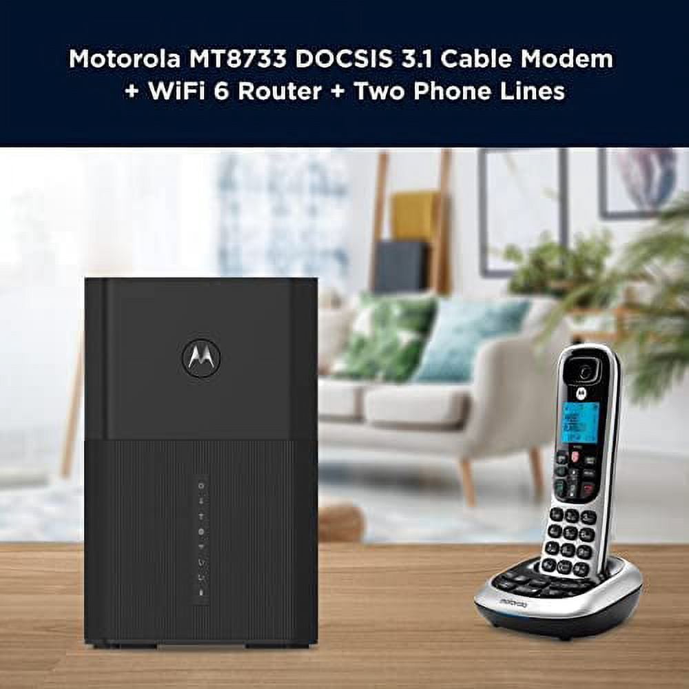 Motorola MT8733 AX6000 Wi-Fi 6 Router with Multi-Gig Modem