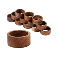 thumbnail image 1 of 12 Pieces Wood Napkin Rings Dining Table Napkin Holder Decorative Holiday Napkin Rings for Table Decoration, 1 of 8
