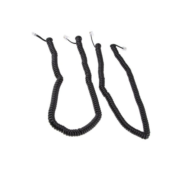 Cable De Teléfono 2PACK Para Teléfono RJ9 4P4C Conector 2.53 ~ 16.4ft