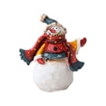 thumbnail image 2 of Figuras de Resina de Papá Noel y Muñeco de Nieve para Mesa | Decoración Festiva para Centros de Mesa y Repisas | Adornos Navideños Compactos Rojos para El Hogar y La Temporada, 2 of 6