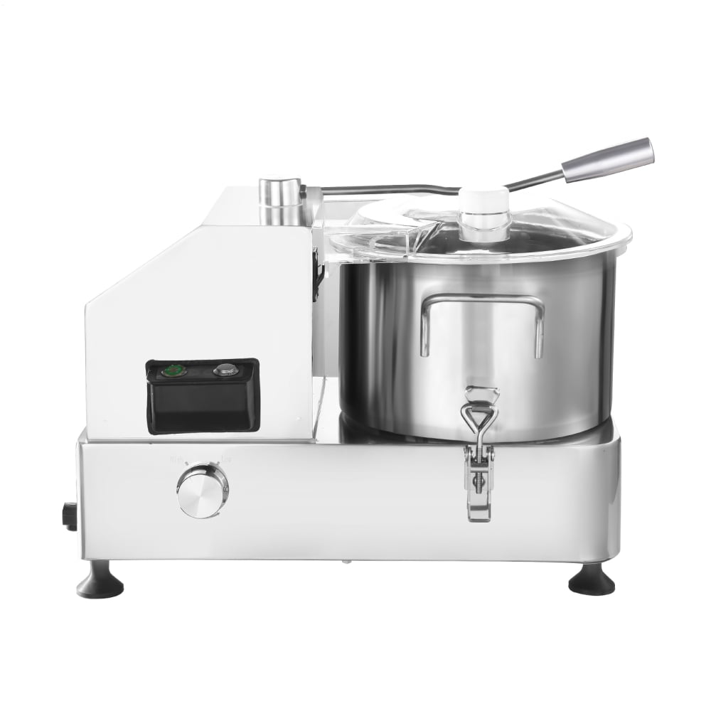 Commercial Food Processor, 1800w Stainless Steel Food Processors, Heavy Duty Electric Vegetable Chopper with Variable Speed Control 6l Large Capacity, Suitable for Commercial Kitchens and Restaurants