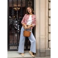thumbnail image 5 of Women'S Full Zip Up Linen Casual Jackets Loose Boho Jacket Long Sleeve Tree Leaf Outerwear Mixed Color 2 S, 5 of 8