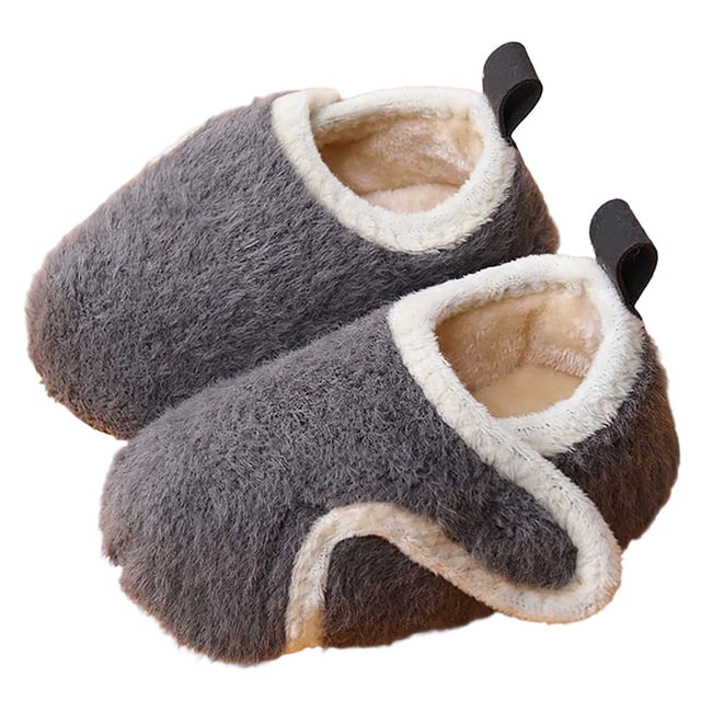 Wdgfv Baby Booties Nomad Slipper with Memory Foam Grey 3.5-4 Years