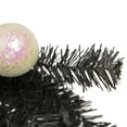 thumbnail image 3 of Northlight 20" Pre-lit Decorated Black Pine Artificial Teardrop Christmas Swag, Warm White LED, 3 of 5