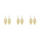 thumbnail image 4 of Qarigey 2 Piezas Aretes Barroco Accesorio de moda Día de San Valentín para Festivos Dorado Type1 NO1 Qarigey CBP201636, 4 of 6