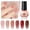 Jelly Park, variant on Modelones Nail Polish 6 Colors Neutral Nude Nail Polish Set Nude Pink Quick Dry Winter Mini Nail Polish Finger Nail Polish Bulk Manicure Diy Nail Art Home Salon Gift For Women Girl