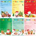 thumbnail image 1 of Christmas Fill in the Blank Thank You Cards with Envelopes for Kids 24Pcs–Santa Theme, 1 of 7