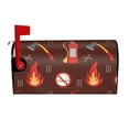 thumbnail image 2 of Daiia Fire Extinguisher Mailbox Cover , Magnetic Welcome Mailbox Wraps Post Letter Box Cover for Garden Yard Home Decor-25.5x21 in, 2 of 9
