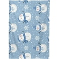 thumbnail image 2 of SKYSONIC Christmas Snowman Tablecloth Waterproof Washable Polyester Square Table Cover Durable Tablecloth for Kitchen Dining Table Party Decor (60 X 90 Inch), 2 of 7