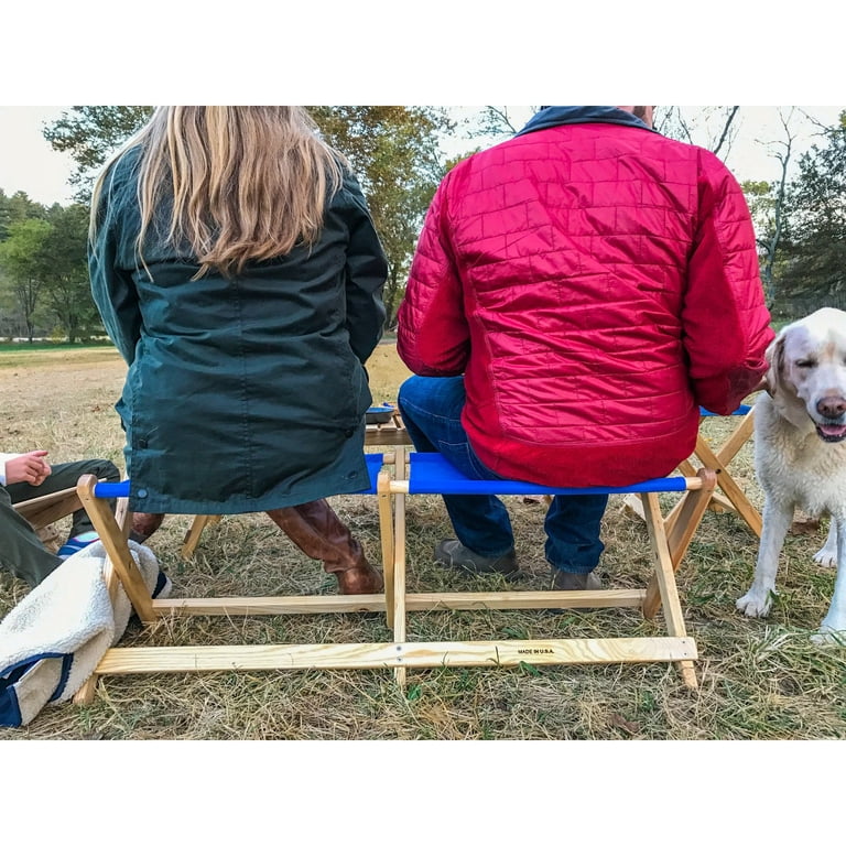 Blue Ridge Chair Works VBAF14WA Voyager Bench - Atlantic Blue