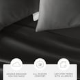 thumbnail image 5 of Noble Linens 2 Piece Pillow Case Set, Gray, King, 5 of 11