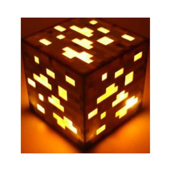 ShenMo Minecraft Game Peripheral Rechargeable Flashlight Night Light Blue Miners Lamp Flashlig Toy Birthday Gift