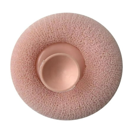 Taicans Bath Ball Exfoliating Bath Sponge with Massage Dots & Suction Cup 4.7x4.7in Super Soft Body Scrubber for Sensitive Skin Ergonomic Shower Brush for Women Men Adults Kids