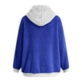 thumbnail image 5 of HAPIMO Rollbacks Womens Fashion Open Front Fuzzy Cardigan Sweaters Batwing Sleeve Lightweight Oversized Loose Knit Sweater Teen Girls Clothes Blue XL, 5 of 5