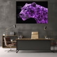 thumbnail image 5 of Mudket Framed Purple Crystal Leopard Canvas Wall Art, Unique Leopard Print Wall Decor, Modern Animal Wall Art Ready to Hang for Men - 12"L x 8"W, 5 of 10