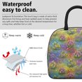 thumbnail image 3 of Womens Pioneer Flower Floral Print Pattern Lunch Box for Work,Insulated Lunch Bag for Women,Loncheras Para Mujer,Leakproof Adult Lunch Bag for Work,Beach,Travel,Picnic,Camping, 3 of 6