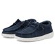 thumbnail image 1 of HEYDUDE Kid Wally Stretch Sox Zapatillas Náuticas Azul Marino para Niños, 1 of 6