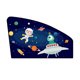 thumbnail image 4 of Parasol magnético para coche, protección solar con dibujos animados, aislamiento térmico, cortina solar para coche, 4 of 7
