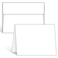 thumbnail image 1 of Tarjetas y sobres en blanco Ohuhu, 5 x 7 unidades, 100 unidades, para tarjetas de bricolaje, 1 of 9