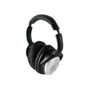 Creative Aurvana X-Fi - Headphones - full size - wired - active noise canceling - 3.5 mm jack - black, silver - for Jukebox ZEN; Zen Stone Plus, V Plus, V Plus Sports Pack, Vision W, VISION:M