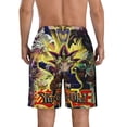 thumbnail image 4 of Yu-Gi-Oh Mens Swim Trunks Quick Dry Board Shorts with Mesh Lining Beach Shorts Swimwear Bathing Suits, 4 of 7