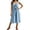 Blue-3, variant on Casual Summer Dress Sleeveless Asymmetric Style With Heart Print Flowy Comfortable Dress