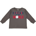 thumbnail image 3 of Inktastic Cleveland Vs. the World Blue and Red with Baseball Boys or Girls Long Sleeve Toddler T-Shirt, 3 of 5