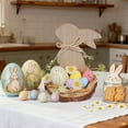 thumbnail image 3 of Easter Wooden Bunny and Egg Decorations - Vintage Chic Farmhouse Style for Indoor Outdoor Festive Home Decor and Celebrations, 3 of 5