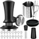 thumbnail image 1 of Set de tamper para café Wenosda de 51 mm con herramienta WDT, jarra espumadora, 1 of 7