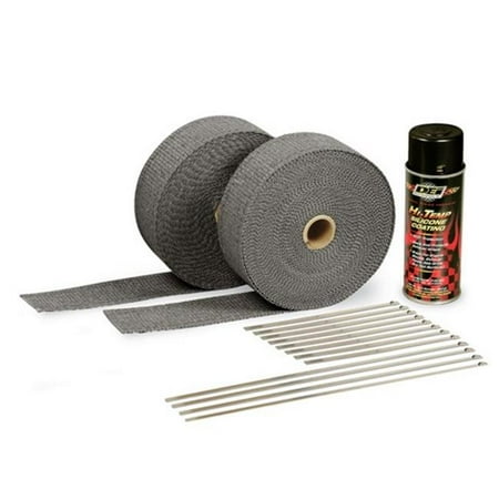 dei coating exhaust silicone temperature wrap kit walmart