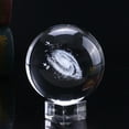 thumbnail image 2 of Cheers Milky Way Artificial Crystal Ball Globe Galaxy Laser Engraved Glass Sphere Gift, 2 of 7