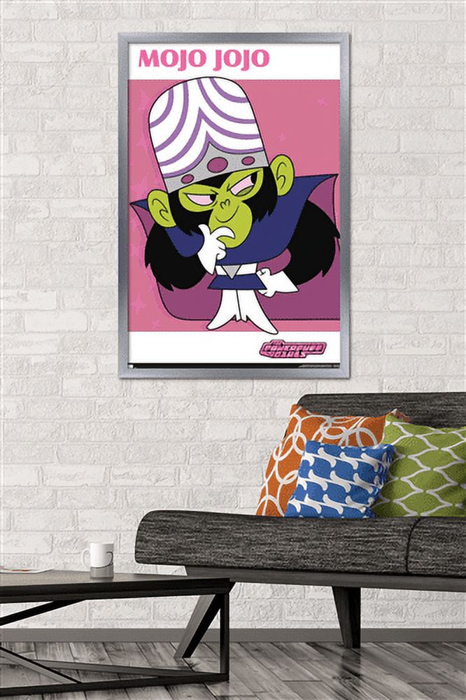 The Powerpuff Girls - Mojo Wall Poster, 22.375" x 34", Framed