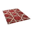 thumbnail image 5 of Home Decorative Nora Geometric Area Rug - Red, 4 Ft. x 6 Ft., 5 of 7