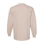 American Apparel - Unisex Heavyweight Cotton Long Sleeve Tee - 1304 - Sand - Size: M