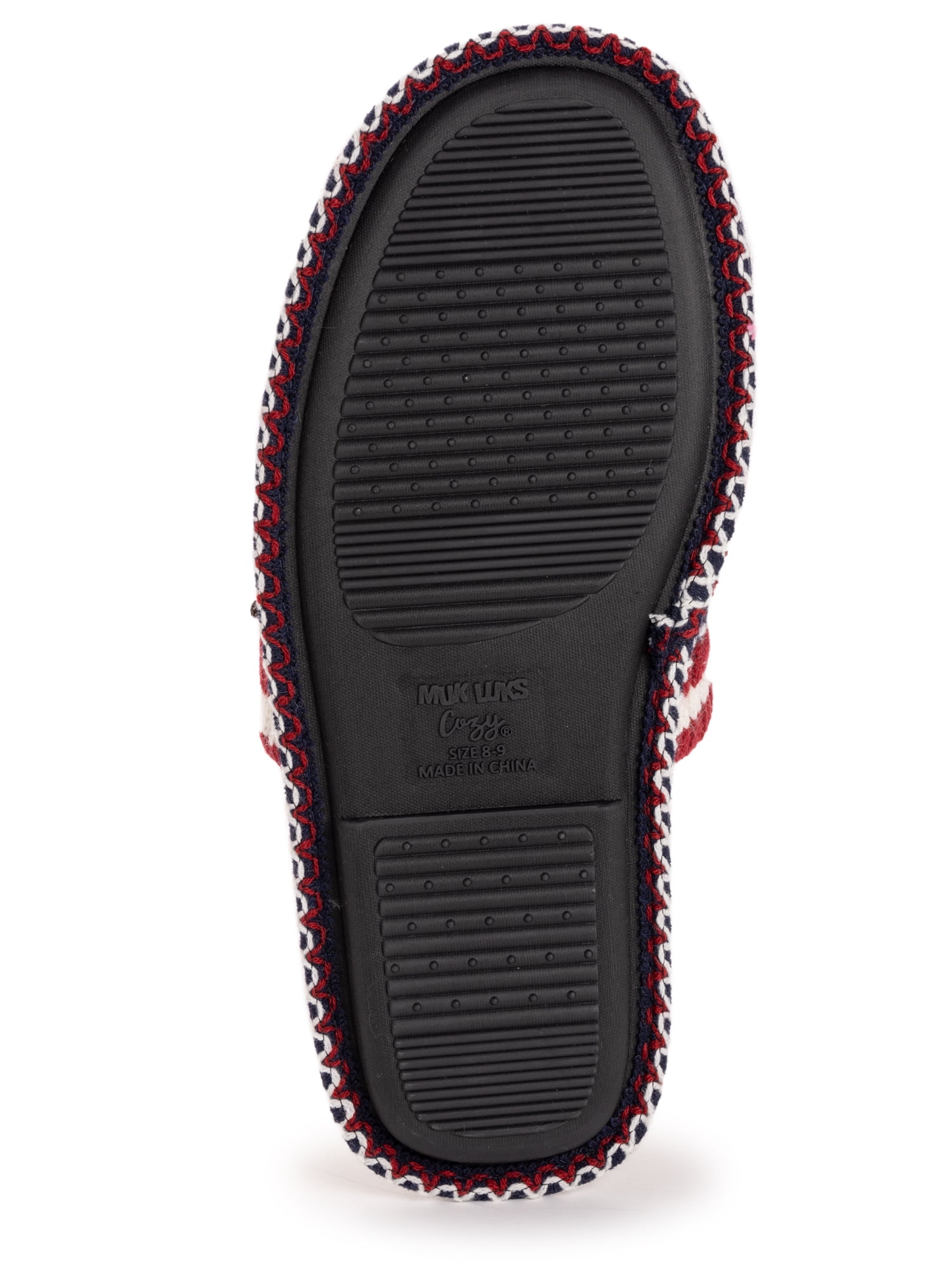 MUK LUKS Men's Rib Knit Scuff Slipper w/ Matching Bottle Sweater