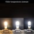 thumbnail image 4 of Lámpara de maíz LED G9 AC220V 3W, luz blanca cálida no estroboscópica, adecuada para lámpara de araña de cristal, puede reemplazar a lámpara halógena de 50 vatios, 4 of 4