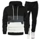 thumbnail image 1 of Nuevos chándales de moda para hombre, sudaderas con capucha, traje de otoño e invierno para hombre, suéter con capucha y pantalones deportivos, conjunto de dos piezas, ropa de hombre de talla grande, 1 of 4