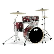 PDP PDCM20FNRB Concept Maple Drum Set, Red & Black Fade - 4 Piece